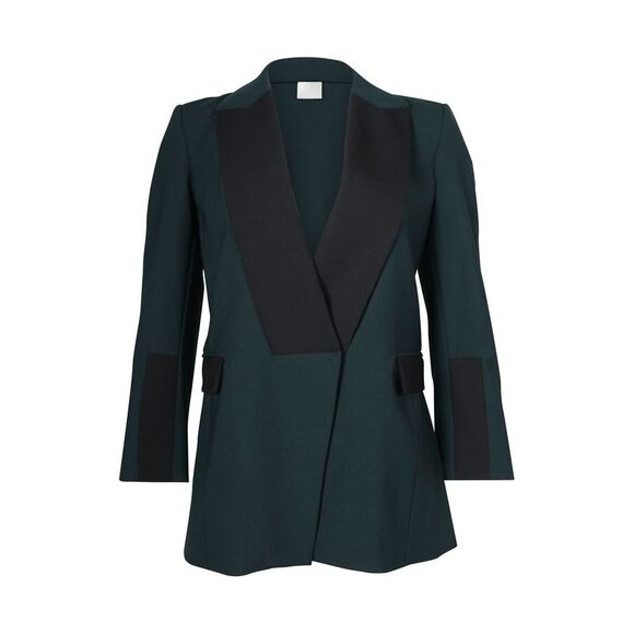 Dion Lee Jackets & Blazers - Dion Lee Two-Toned Blazer in Forest Green and Black Polyester